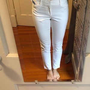 Brand New White Cropped Old Navy Khaki pants